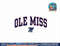 Mississippi Ole Miss Rebels Arch Over Red  png, sublimation copy.jpg