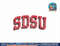 San Diego State Aztecs Retro Arch Block  png, sublimation copy.jpg