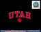Utah Utes Arch Over White Officially Licensed  png, sublimation copy.jpg