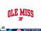 Mississippi Ole Miss Rebels Womens Arch Over Navy  png, sublimation.jpg