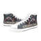 Supernatural Horror Movies Themed Custom Adults High Top Canvas Shoes for Fan, Women and Men, High Top Canvas Shoes