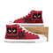 Deadpool High Top Canvas Shoes for Fan, Women and Men, Deadpool High Top Canvas Shoes, Deadpool Sneaker