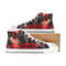 Deadpool High Canvas Shoes for Fan, Women and Men, Deadpool Marvel High Top Canvas Shoes, Deadpool Marvel Sneaker