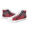 Deadpool High Canvas Shoes for Fan, Women and Men, Deadpool High Canvas Shoes, Deadpool Marvel Sneaker, Deadpool Marvel