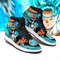 Goku Blue Sneakers Kamehameha Canvas Shoes for Fan, Women and Men, Goku Blue High Canvas Shoes, Dragon Ball Sneaker