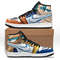 Goku and Vegeta Canvas Shoes for Fan, Women and Men, Dragon Ball Z High Canvas Shoes, Goku and Vegeta Sneaker