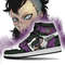 Genya Shinazugawa High Canvas Shoes for Fan, Women and Men, Demon Slayer High Canvas Shoes, Genya Shinazugawa Sneaker