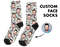 Custom Face Socks, Custom Photo Socks, Face on Socks, Personalized, 80's Geometric Picture Socks, Funny Gift For Her, Him or Best Friends - 1.jpg