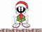 Looney Tunes Christmas Marvin The Martian Santa Hat Portrait png, sublimation, digital download .jpg