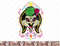 Looney Tunes Halloween Lola Bunny Sugar Skull Big Face png, sublimation, digital download .jpg