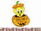 Looney Tunes Halloween Tweety Bird Pumpkin png, sublimation, digital download .jpg