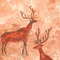 Drawing-of-a-prehistoric-hunters-is-a-modern-abstract-watercolor-drawing-on-paper-Painting-for-interior-as-a-gift-deer-hunting-by-prehistoric-man.jpg