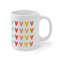 Colorful Hearts Ceramic Mug 11oz, Mug Gift for Love, Gift Mug for Valentine's Day, Ceramic Mug 11oz - 4.jpg