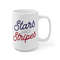 Stars And Stripes Coffee Mug  Microwave and Dishwasher Safe Ceramic Cup  USA Patriotic Red White Blue American Flag July 4th Tea Gift Mug - 8.jpg