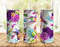 Hummingbirds 20oz Straight Tumbler Wrap Wrap Seamless Design PNG.jpg