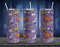 Kids Halloween Dinosaurs 20oz Straight Tumbler Wrap Seamless Design PNG.jpg