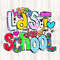 Doodle Happy Last Day of School PNG Digital Design, School Clipart for Shirts, Teachers, Kids, Students, Fun Bubble Letters - 1.jpg