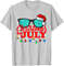 Christmas In July Santa Hat Sunglasses Summer Celebration T-Shirt - 41699 - 3.jpg