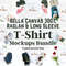 T Shirts mockups Bundle Bella Canvas 3001, raglan long sleeve mockups tees bundle commercial use digital products free 1.jpg