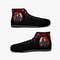 Death Note Light Yagami Red Black High Canvas Shoes for Fan, Death Note Light Yagami Red Black High Canvas Shoes Sneaker