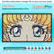 Anime-Inspired Sailor Moon Embroidery Design File main image - This anime embroidery designs files featuring Sailor Moon from Sailor Moon . Digital download in 