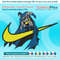 Swoosh-Inspired BatMan Embroidery Design File main image - This Swoosh embroidery designs files featuring BatMan from Swoosh. Digital download in DST & PES form