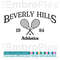 Beverly Hills Athletics Embroidery Design File main image - This embroidery designs files featuring Beverly Hills Athletics from cities and countries. Digital d