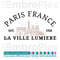 Paris France Embroidery Design File main image - This embroidery designs files featuring Paris France from Cities and Countries. Digital download in DST & PES f