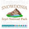 Snowdonia national park Embroidery Design File main image - This embroidery designs files featuring Snowdonia national park from Cities and Countries. Digital d