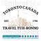 Toronto Canada Embroidery Design File main image - This embroidery designs files featuring Toronto Canada from Cities and Countries. Digital download in DST & P