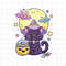 Black Cat Witch Hat Halloween Png, Cat Witch Halloween Png, Cute Cat Halloween Png, Cat Halloween Png - 1.jpg