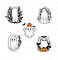 Bundle Cute Ghost svg, Ghost Clipart, Cute ghost svg, Boo svg, SVG files for cricut - Png, Svg, Dxf - 4.jpg