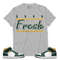 Shirt To Match Jordan 1 Mid Sonics Noble Green Pollen - Born Fresh Heads Basketball - Mid Sonics 1s Gifts Unisex Matching T-Shirt - 3.jpg