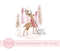 Winter Stag Pink Christmas PNG, Forest Sublimation Design, Pink Gold Christmas Card Design, Santa Sack Design, Instant Digital Download - 1.jpg