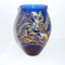 Cobalt blue hand painted vase. living collectibles  (6).JPG