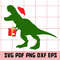 Dinosaur Santa Hat svg Cut File Iron on Transfer.jpg