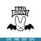 Bat Bad Bunny Halloween Svg, Bad Bunny Halloween svg, Halloween Svg, Png Dxf Eps Digital File.jpeg