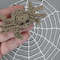 Halloween spider and spider web crochet pattern, Detailed step-by-step pattern PDF for beginners.