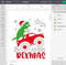 Merry Rexmas SVG, T-Rex Christmas SVG, Monster Truck svg, Dinosaur Christmas SVG, Digital cut files - 6.jpg
