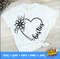Besties Heart SVG Cut File, Best Friends SVG, Besties floral svg, Friendship Shirt Print, Besties SVG - 1.jpg