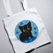 kiten cross stitch pattern cotton bag