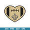 Heart New Orleans Saints Svg, New Orleans Saints Svg, NFL Svg, Soprt Svg, Png Dxf Eps Digital File.jpeg