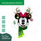 Holiday Antlers Mickey Minnie Mouse Ears Christmas Ornaments  SVG Clipart Images Digital Download SUBLIMATION PRINT File Png Dxf Jpg - 2.jpg