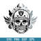 Skull Helmet Las Vegas Raiders Floral Svg, Las Vegas Raiders Svg, NFL Svg, Png Dxf Eps Digital File.jpeg