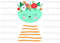 Cats Face Flower Crown PDF PNG EPS Instant Digital Download Clipart Vector Outline Stencil - 1.jpg
