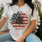 America Sunflower Shirt, USA Flag Flower T Shirt, Gift For American, 4th Of July Flag Graphic T-Shirt, Freedom TShirt, Independence Shirt - 2.jpg