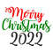 Merry Christmas 2022 SVG, Christmas 2022 Sign SVG, Digital Download, Cut File, Sublimation, Clip Art (individual svgdxfpngjpeg files) - 1.jpg