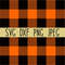 Orange Buffalo Plaid SVG, Check SVG, Digital Paper PNG, Digital Download, Cut File, Clip Art (svgpngdxfjpeg file formats) - 1.jpg