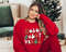 Holly Jolly Sweatshirt, Christmas Holly Jolly Vibes Sweater, Christmas Shirt, Christmas Squad, Retro Xmas Sweatshirt, Ladies Christmas Gift - 3.jpg