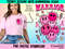 Breast cancer warrior png, retro breast cancer sublimation design, pink cancer awareness png, pink smiley face png, October cancer awareness - 1.jpg